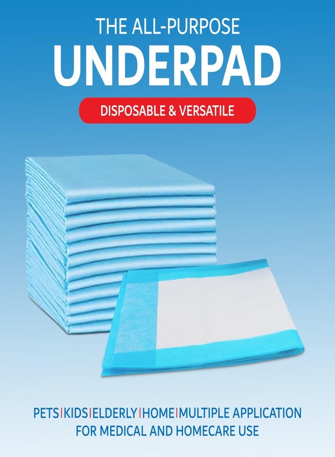 Henry Schein Disposable Underpads 23'' x 24'' (100-Count) Incontinence Pads, Bed Covers, Puppy Training | Thick, Leak Protection for Kids, Adults, Elderly | Liquid, Urine, Accidents - Image 4